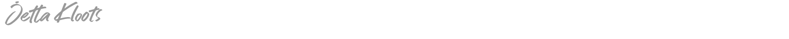 Jetta Kloots font preview